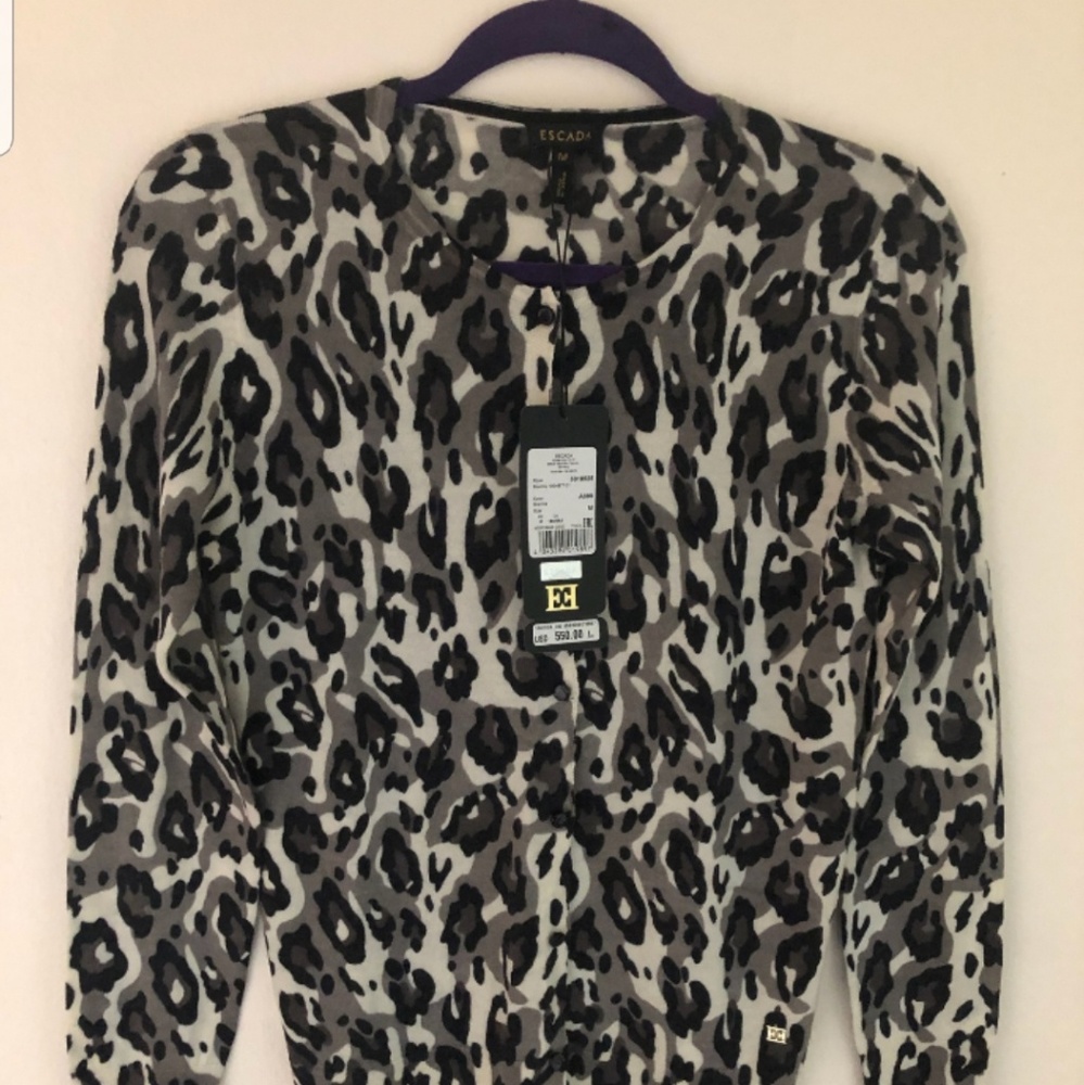 Escada beautiful sweater with size small $100